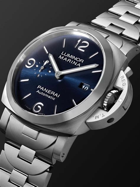 panerai luminor blue review|Panerai Luminor marina 44mm price.